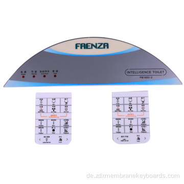 LED-Membranschalter mit flexiblem Kabel